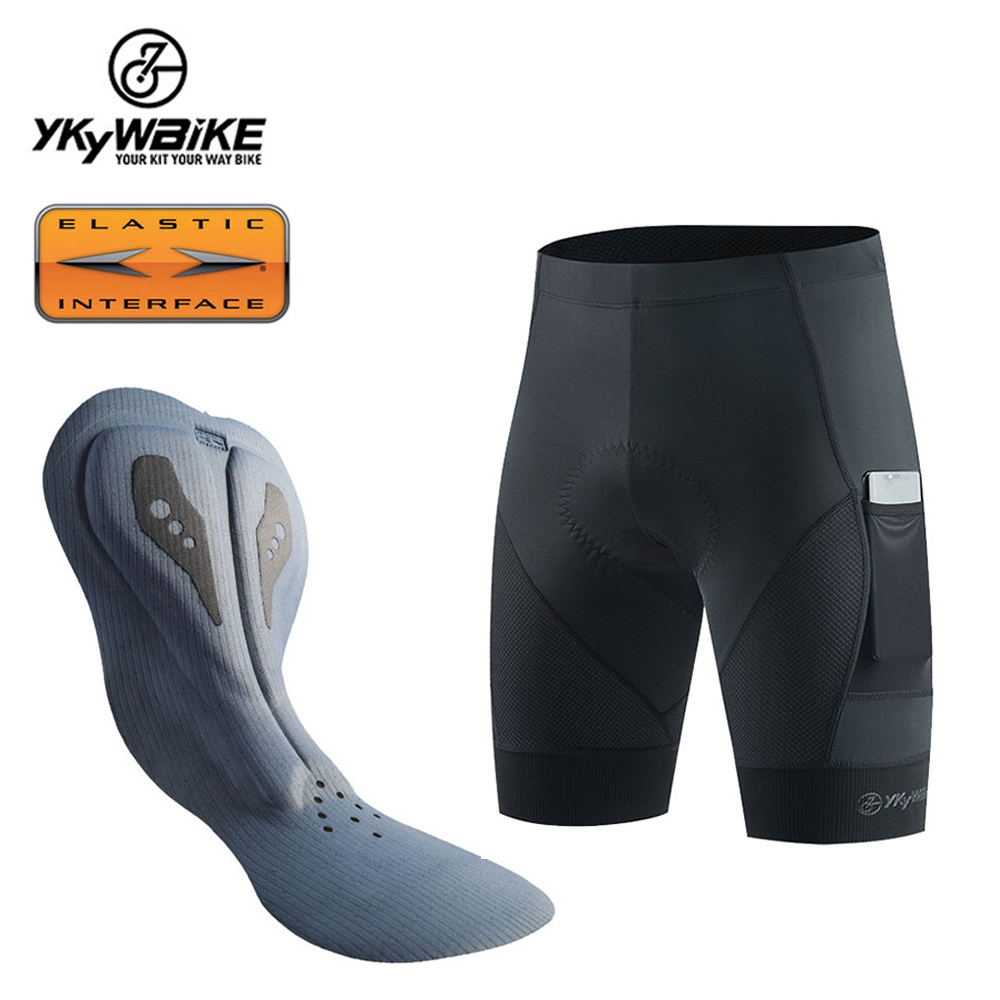 Ykyw Cycling Gear - Ykyw-メンズパッド入りサイクリングショーツ,サイクリングショーツ,快適,ロードサイクリング,2ポケットタイツ