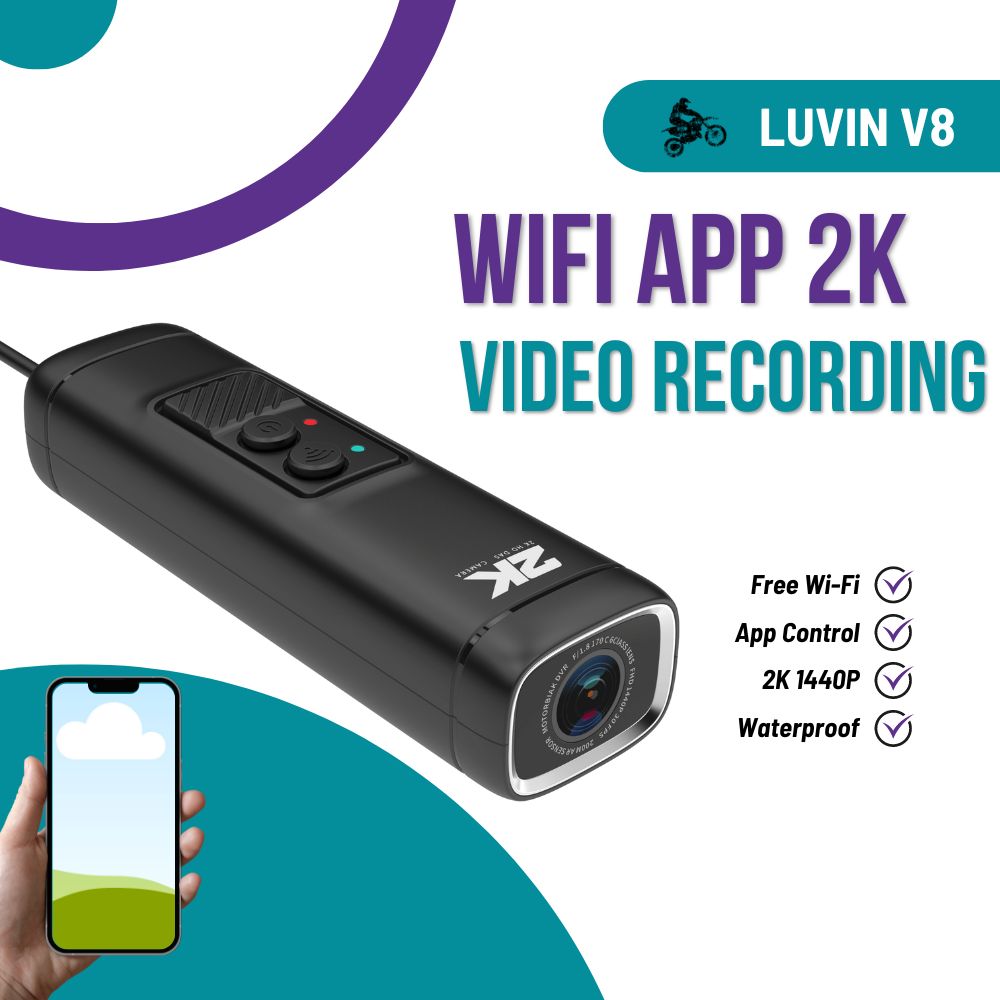 Cycling Gear Helmet - Freedconn-オートバイカメラ,防水,DVR,1440p,ビデオ録画,wifiアプリ,2k dashcam,ブラックボックス,オートバイアクセサリー