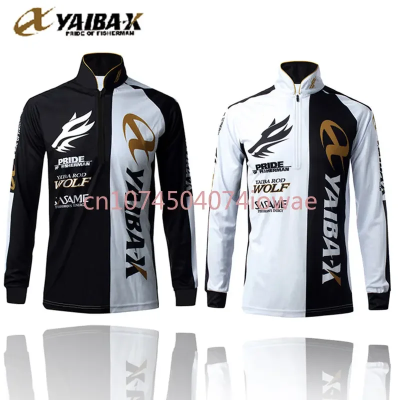 Cycling Gear Clothing - YAIBA-X 釣り服男性速乾性抗汗薄型長袖 UV 保護服釣りシャツ男性サイクリング服