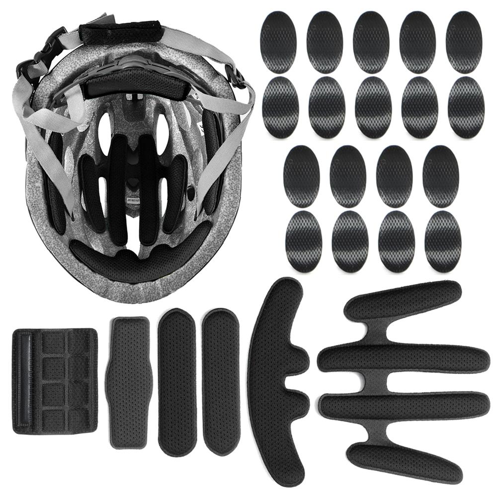 Cycling Gear Helmet - ユニバーサルフォームパッドキット,自転車,オートバイ用のスペアパーツ,24ピース/セット