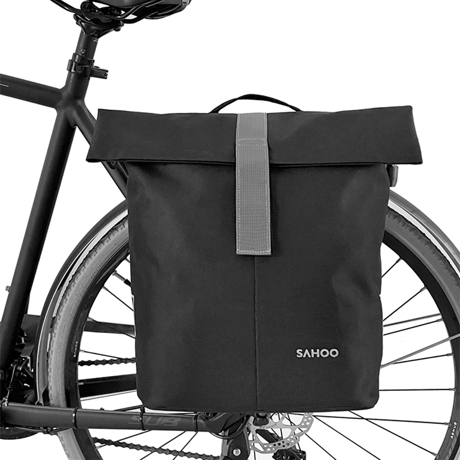 Cycling Gear Storage Rack - 大容量の自転車後部座席バッグ,18l,14l,自転車,旅行,通勤用のクロスボディ