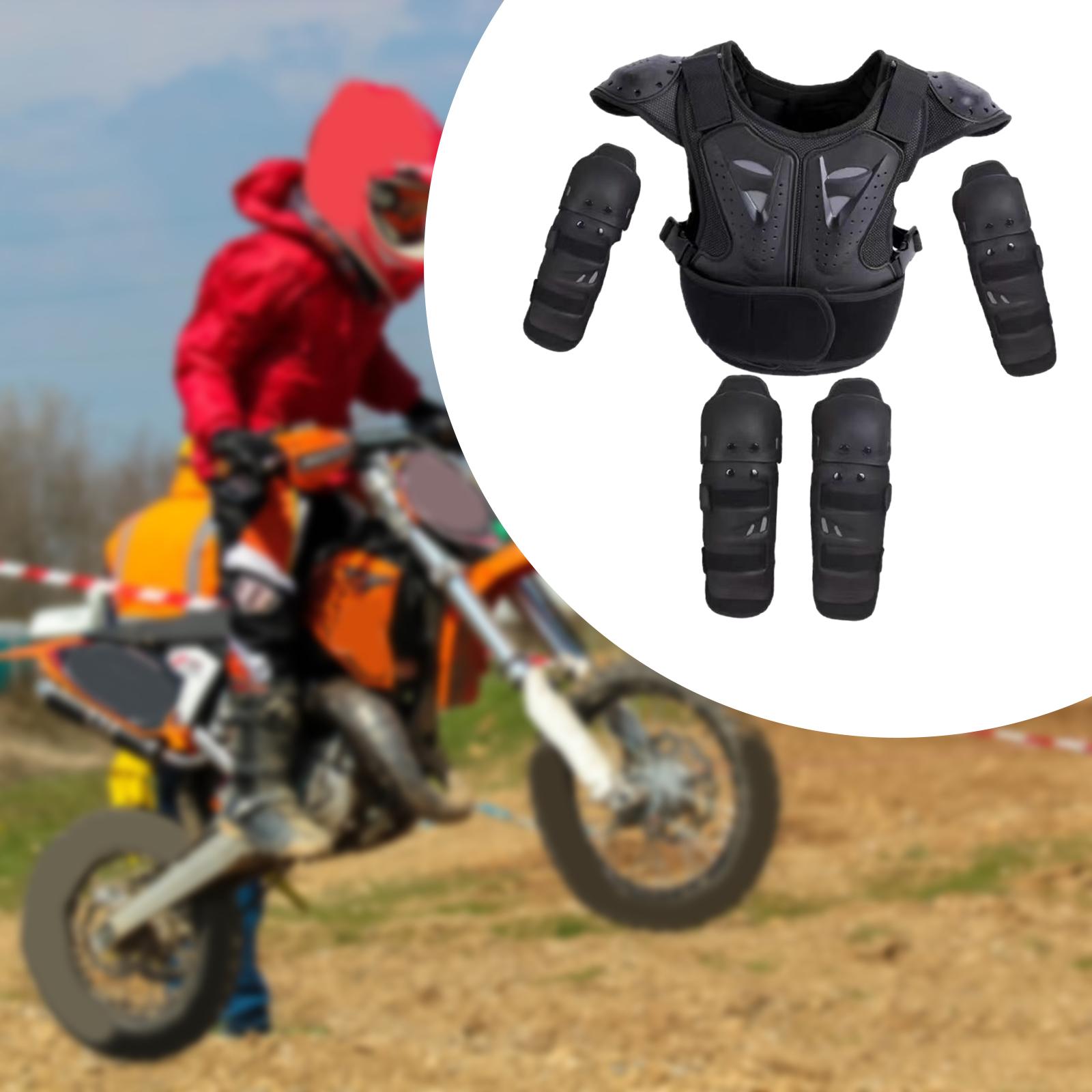 Cycling Protective Gear For Kids - 子供用オートバイ保護スーツ全身胸部脊椎背中アーマー子供用安全装備ダートバイクサイクリングスケートアウトドアスポーツ用