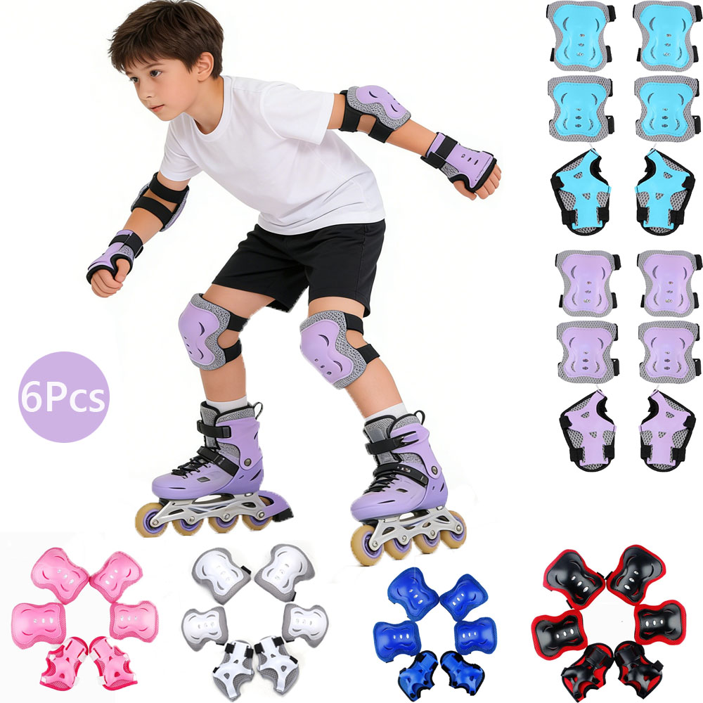 Cycling Protective Gear For Kids - 子供用膝パッド肘パッド 年齢3-7歳 幼児 男の子 女の子、6 in