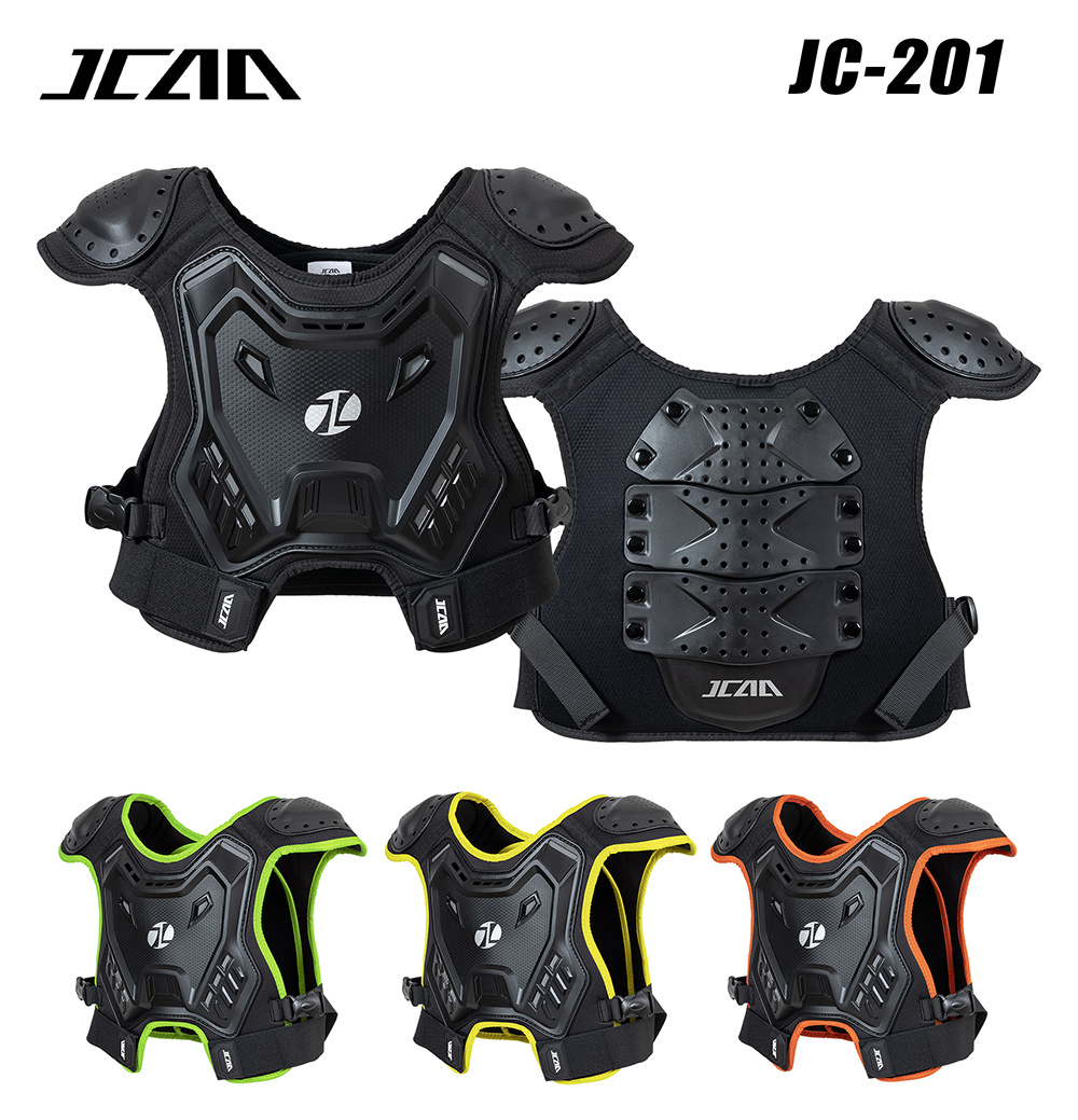 Cycling Protective Gear For Kids - 子供用モトクロスボディアーマー保護ベストDH ATVダートバイクバックチェストプロテクターキッズスポーツサイクリングスケート保護ギア