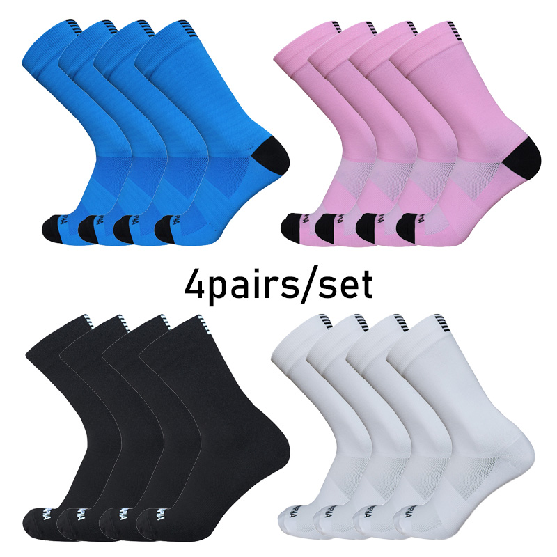 Ykyw Cycling Gear - 高品質プロ仕様通気性サイクリングソックス 男女兼用 ランニング アウトドア サイクリング競技用ソックス