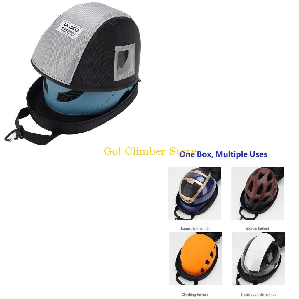 Cycling Gear Helmet - Q84C パッド入りヘルメット キャリング バッグ スキー サイクリング