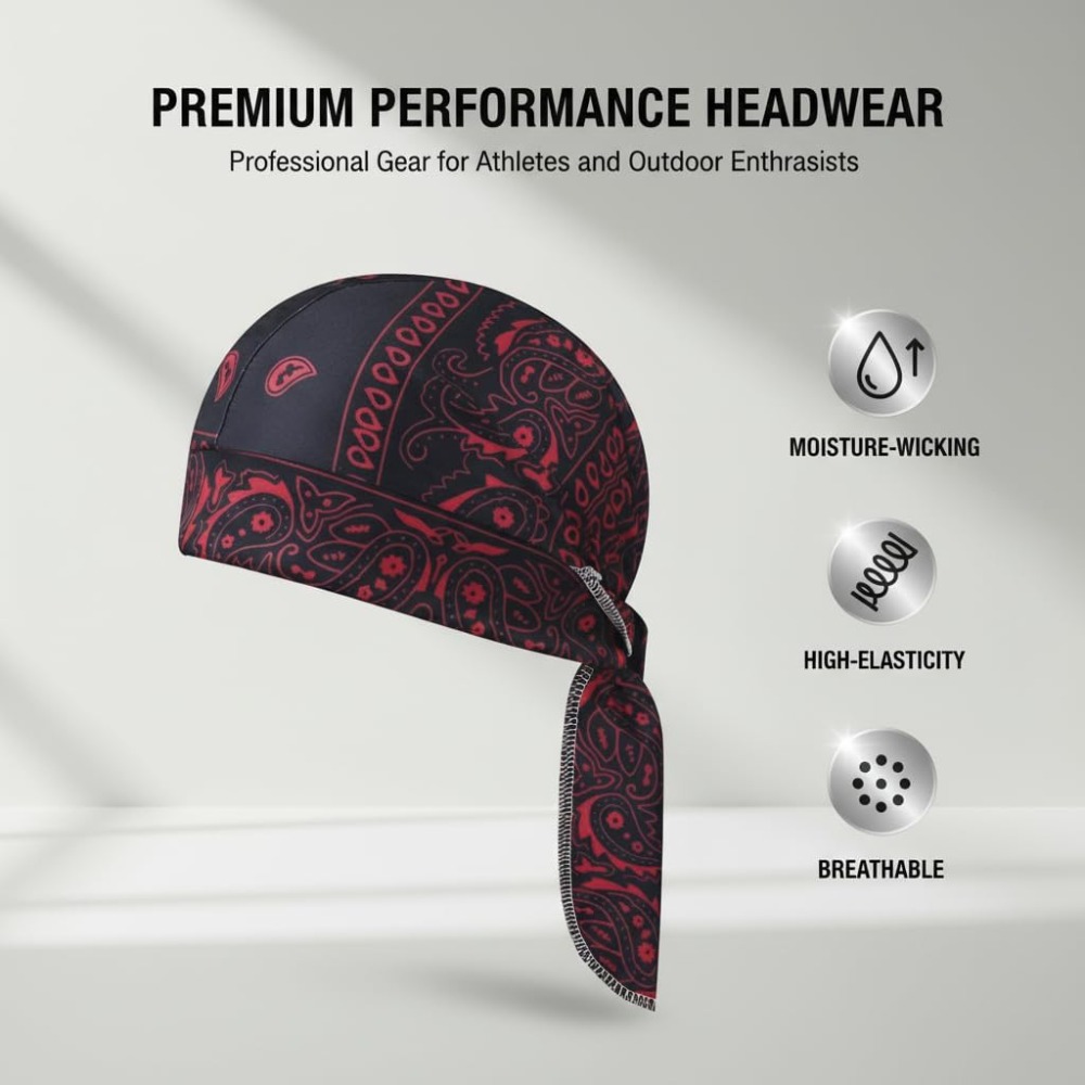 1-5 個冷却スカルキャップヘルメットライナー通気性汗吸収ヘ - Cycling Gear Helmet のレビューと価格