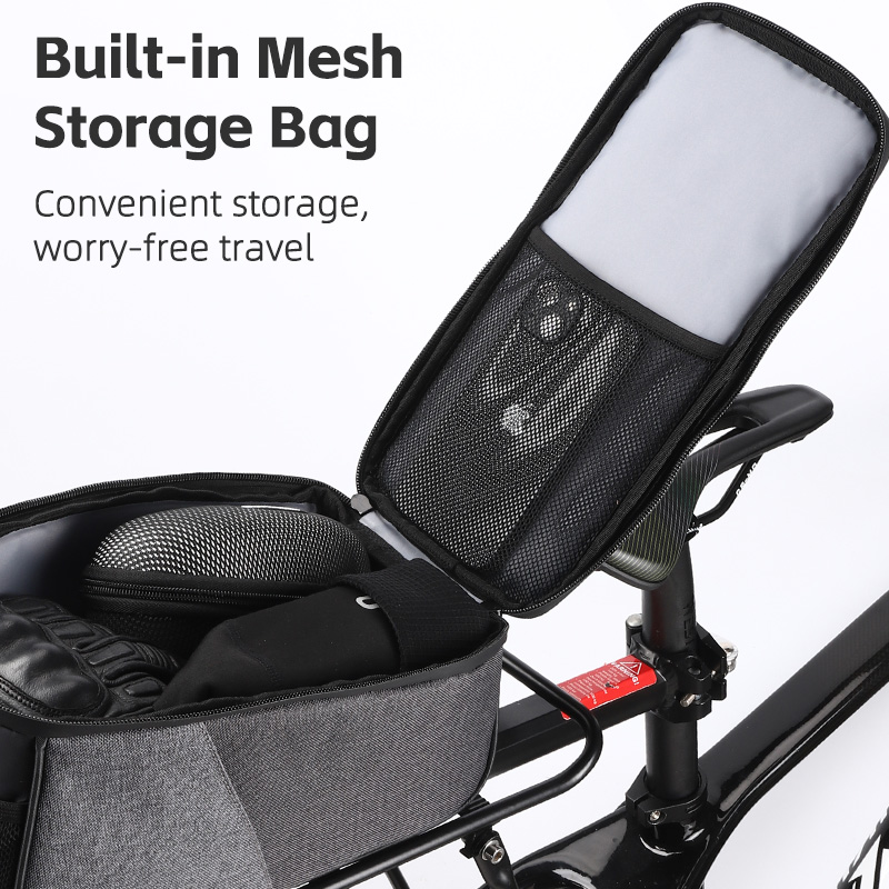 WEST BIKING バイクラックバッグ 6L 大容量自転 - Cycling Gear Storage Rack のレビューと価格