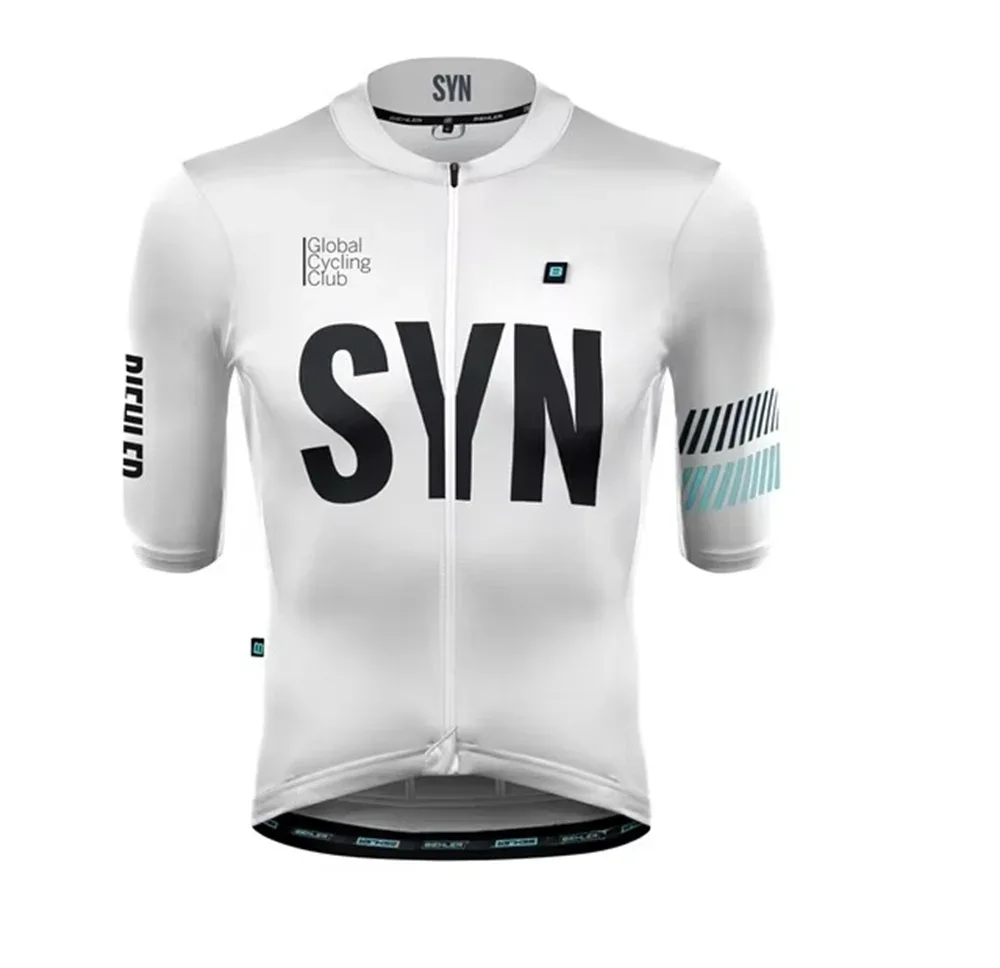 新しいスタイル SYN チームサイクリングジャージ男性 20 - Cycling Gear Clothing のレビューと価格