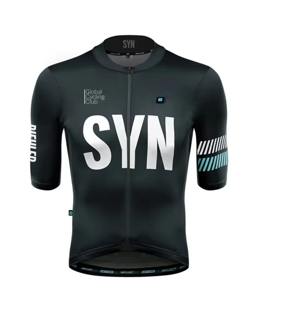 新しいスタイル SYN チームサイクリングジャージ男性 20 - Cycling Gear Clothing のレビューと価格