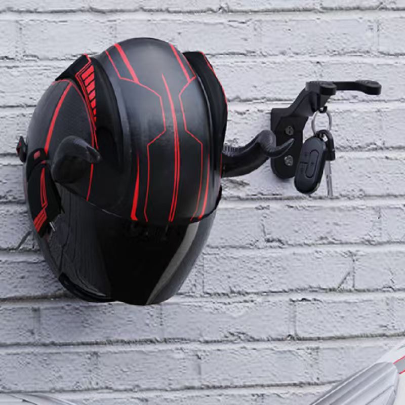 2/3個入り オートバイヘルメットホルダー 壁掛けフック ギ - Cycling Gear Hanger のレビューと価格