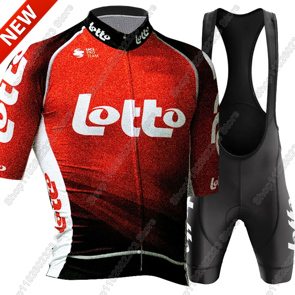 ロトチーム2025サイクリングジャージセット サマーベルギー - Cycling Gear Clothing のレビューと価格