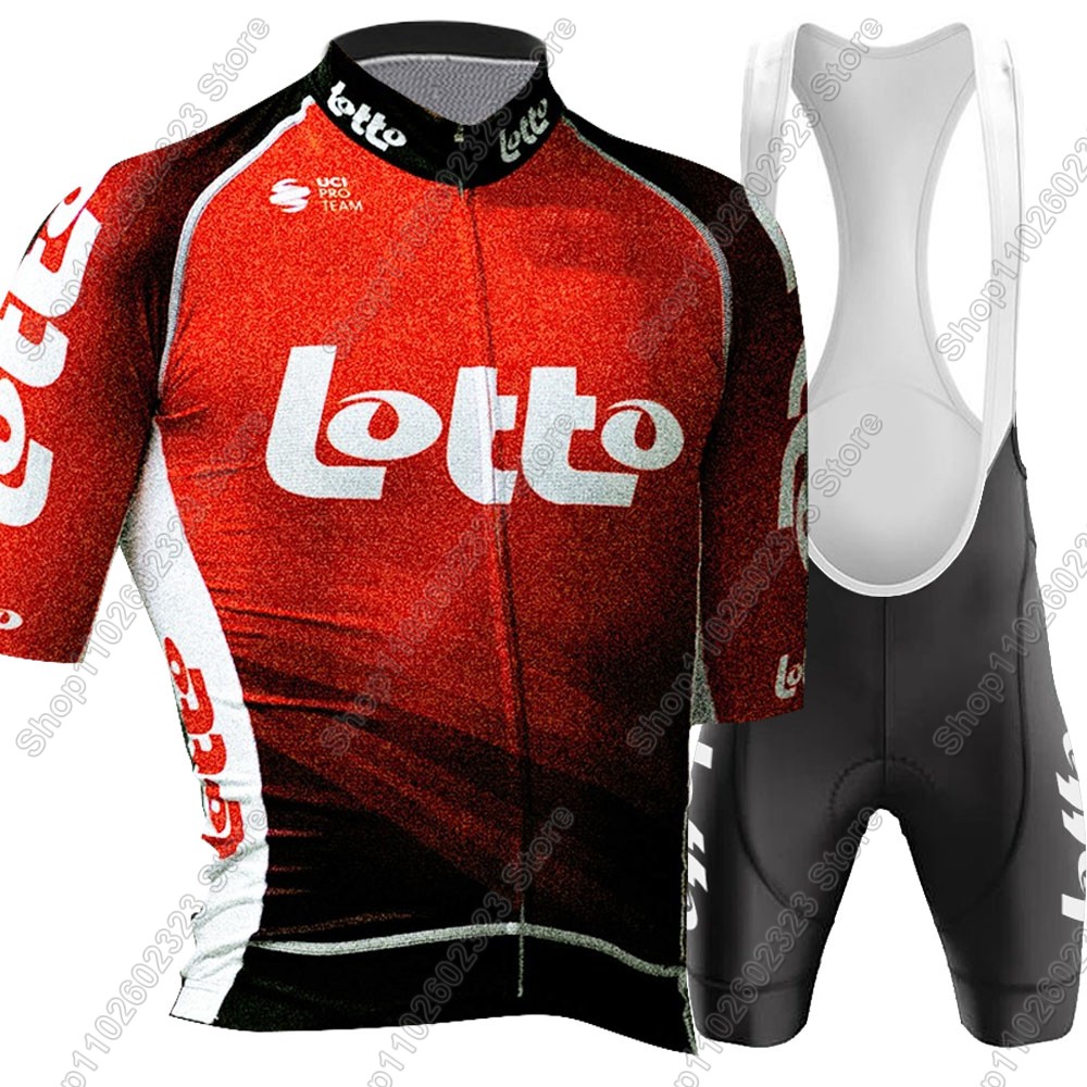 ロトチーム2025サイクリングジャージセット サマーベルギー - Cycling Gear Clothing のレビューと価格