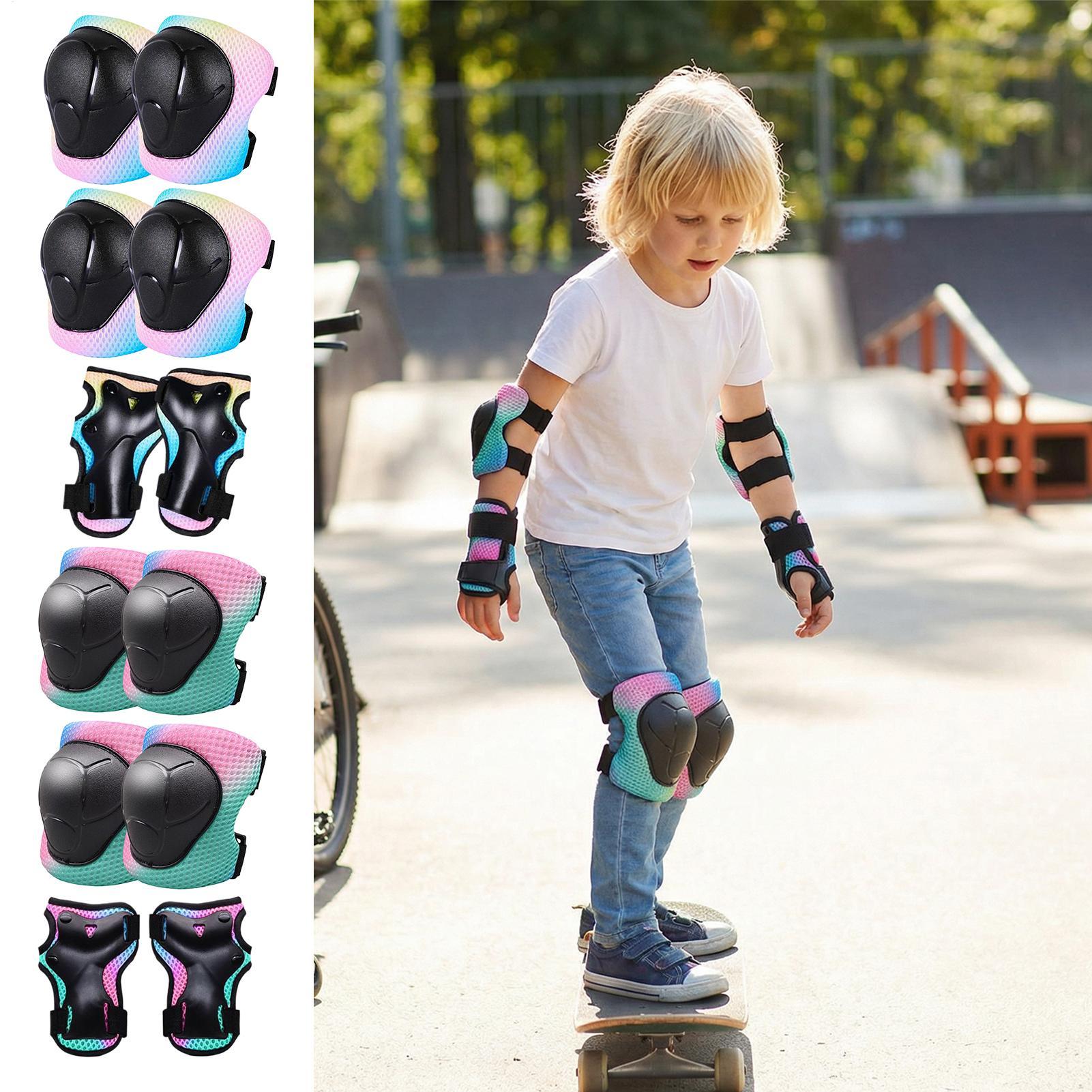 子供用膝と肘パッド 衝撃吸収性 通気性 軽量 子供用保護具  - Cycling Protective Gear For Kids のレビューと価格