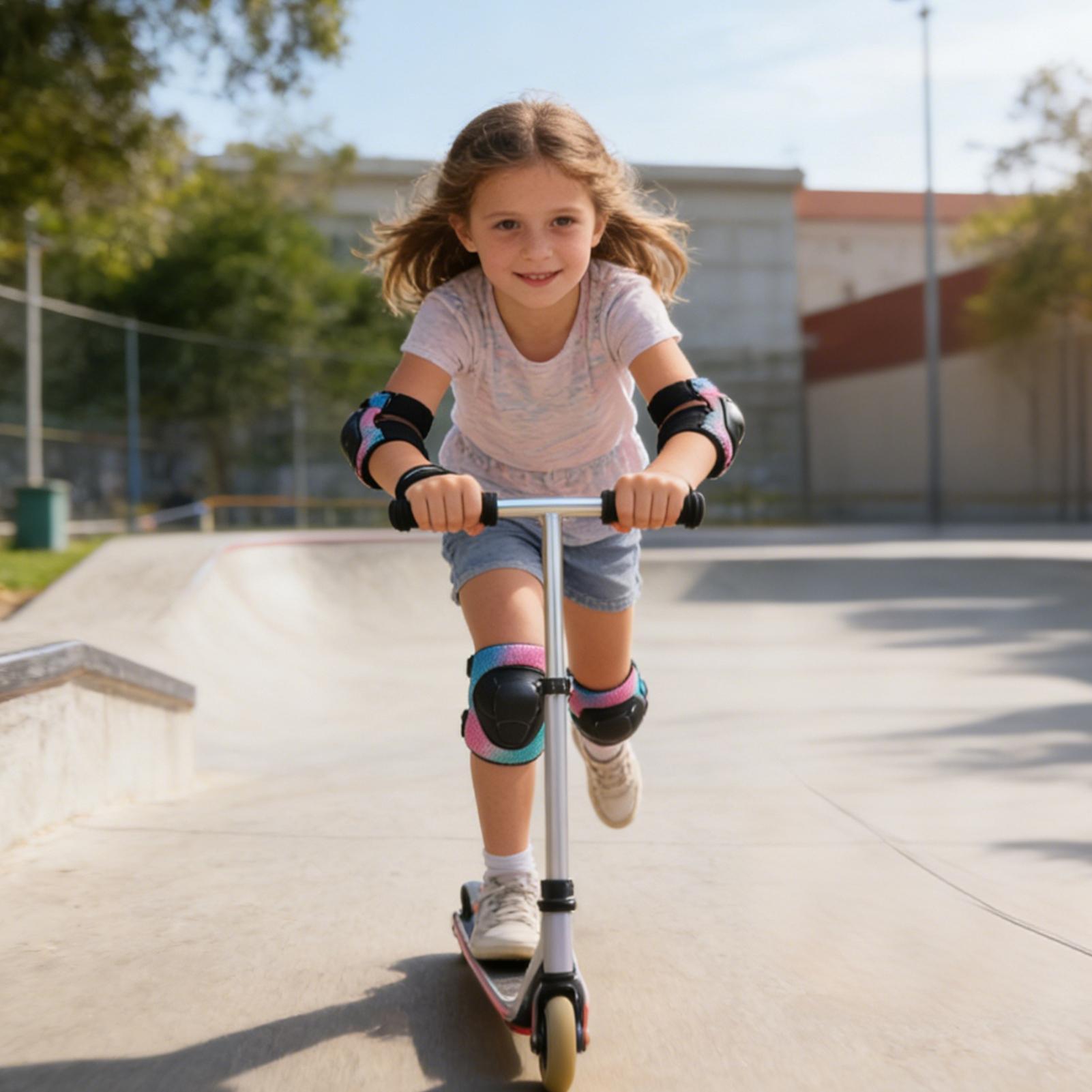 子供用膝と肘パッド 衝撃吸収性 通気性 軽量 子供用保護具  - Cycling Protective Gear For Kids のレビューと価格