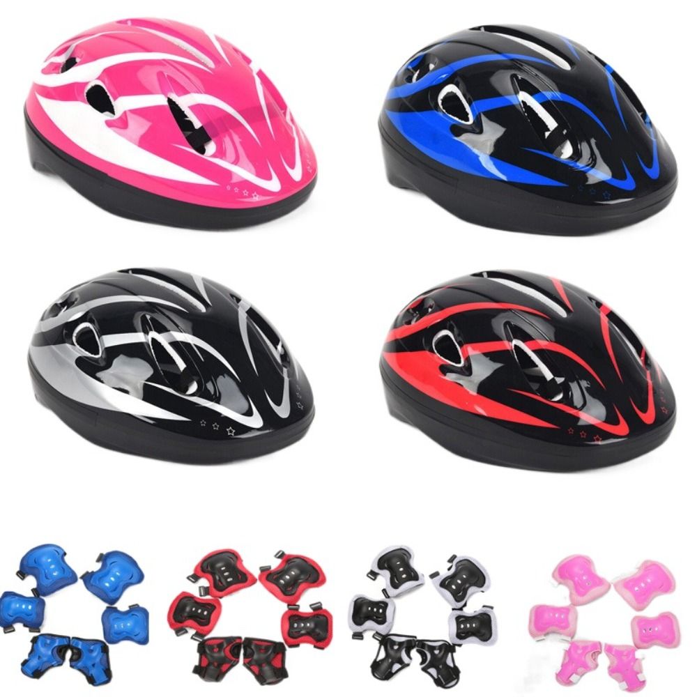 子供用の膝と肘のパッド、リストガード、スポーツ保護具、スクー - Cycling Protective Gear For Kids のレビューと価格