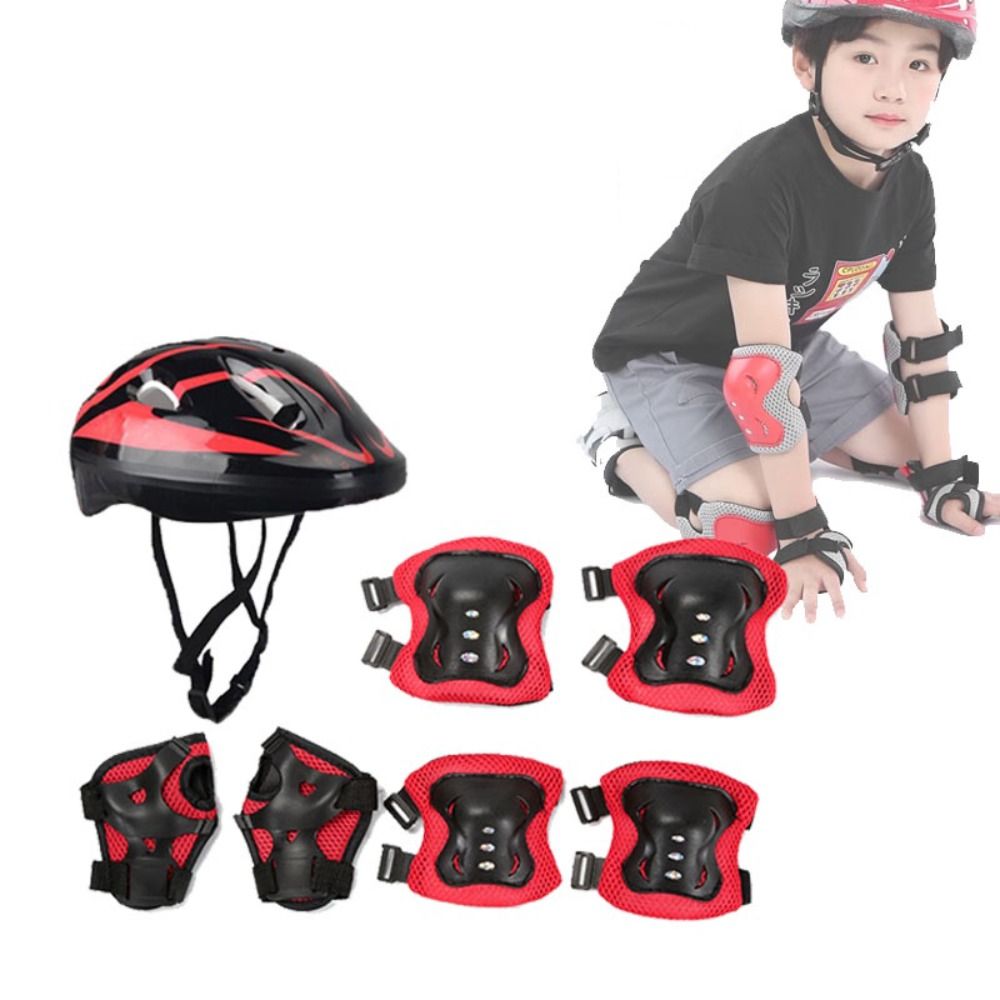 子供用の膝と肘のパッド、リストガード、スポーツ保護具、スクー - Cycling Protective Gear For Kids のレビューと価格