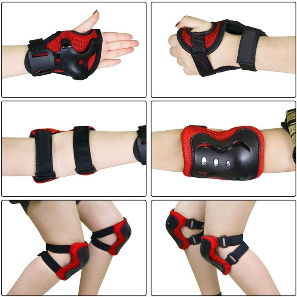 子供用の膝と肘のパッド、リストガード、スポーツ保護具、スクー - Cycling Protective Gear For Kids のレビューと価格