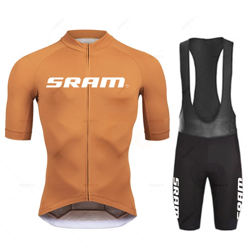 2024 Sram プロサイクリングジャージセット男性ビブシ - Cycling Gear Clothing のレビューと価格