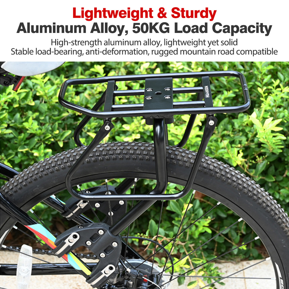 NEWBOLER リアバイクラック アルミ合金自転車荷物ブラ - Cycling Gear Storage Rack のレビューと価格