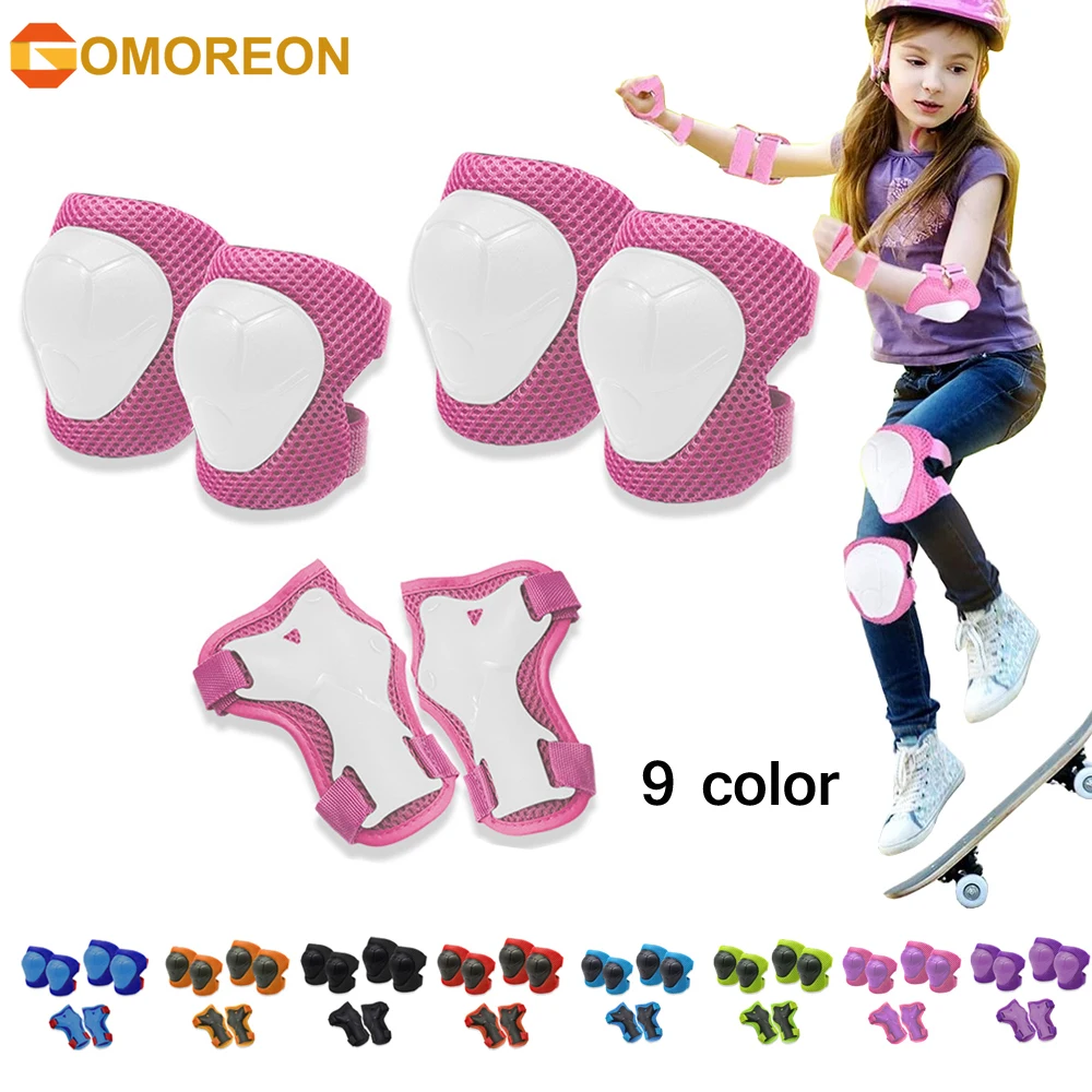 GOMOREON 6 ピース/セット子供用膝パッド肘パッドリ - Cycling Protective Gear For Kids のレビューと価格
