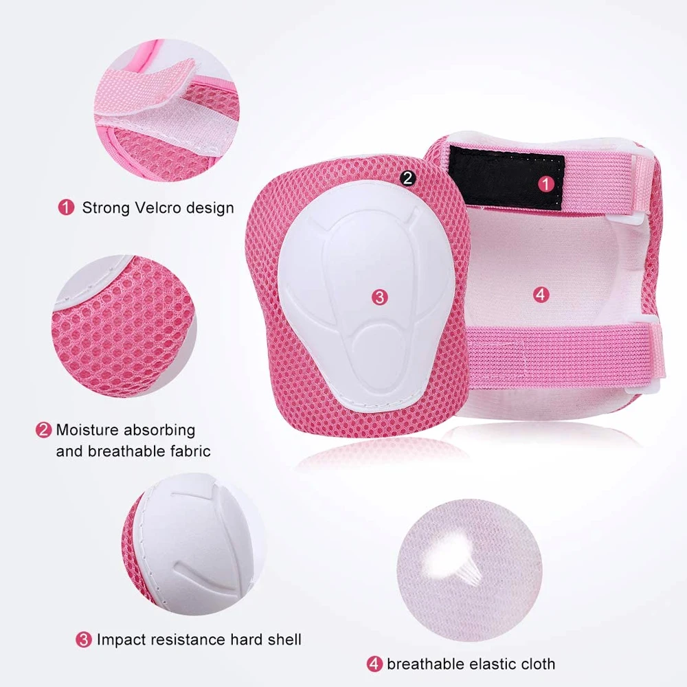 GOMOREON 6 ピース/セット子供用膝パッド肘パッドリ - Cycling Protective Gear For Kids のレビューと価格