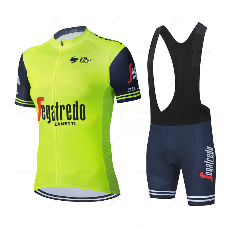 2025年チームメンズサマーサイクリングジャージセットバイク - Cycling Gear Clothing のレビューと価格