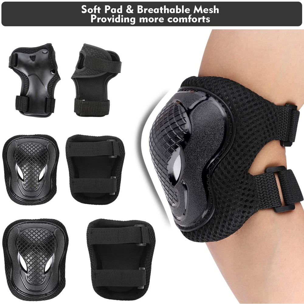 GOMOREON 6 ピース/セット子供の安全膝パッド肘パッ - Cycling Protective Gear For Kids のレビューと価格