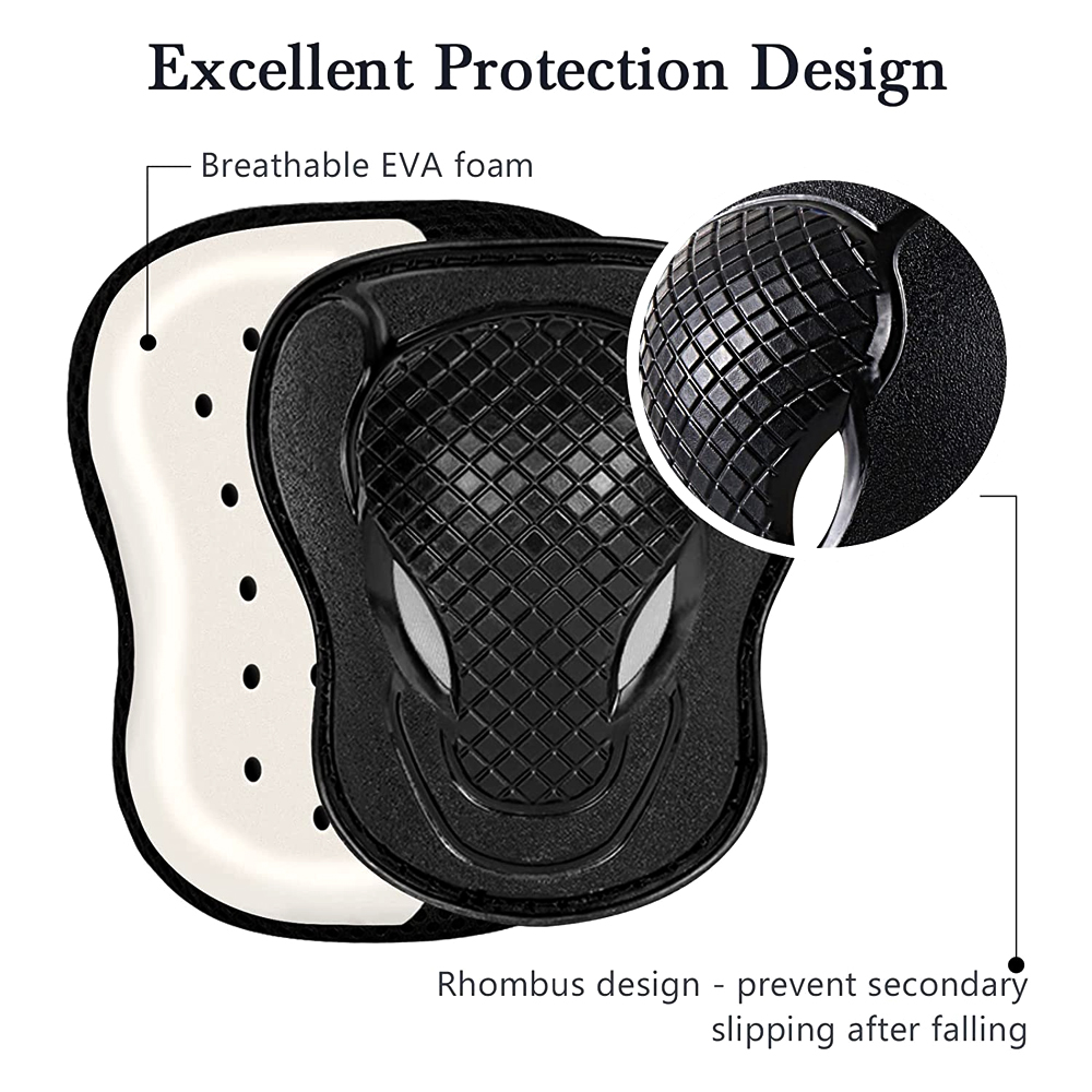 GOMOREON 6 ピース/セット子供の安全膝パッド肘パッ - Cycling Protective Gear For Kids のレビューと価格