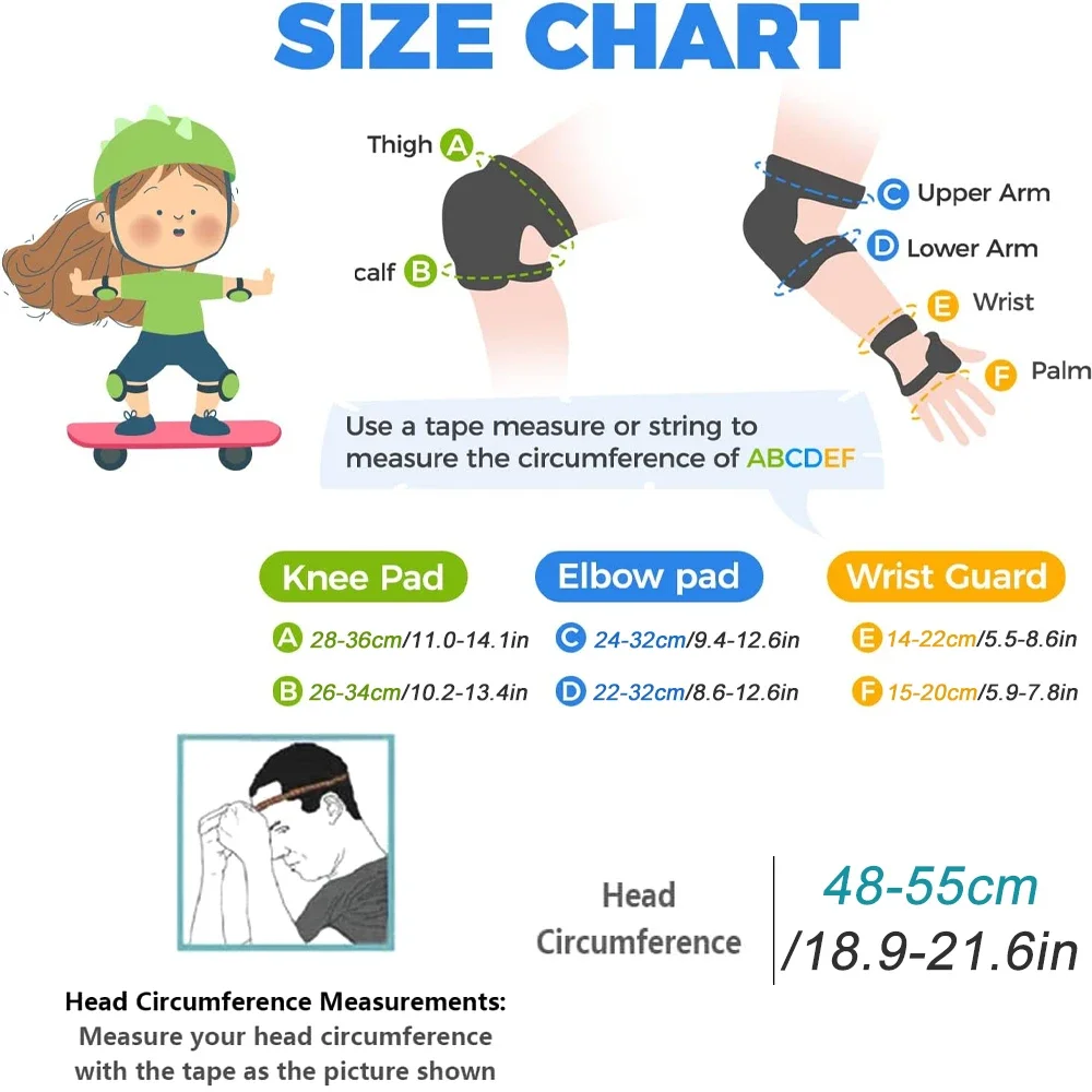 キッズバイクヘルメット膝肘リストパッド、幼児ヘルメット、自転 - Cycling Protective Gear For Kids のレビューと価格