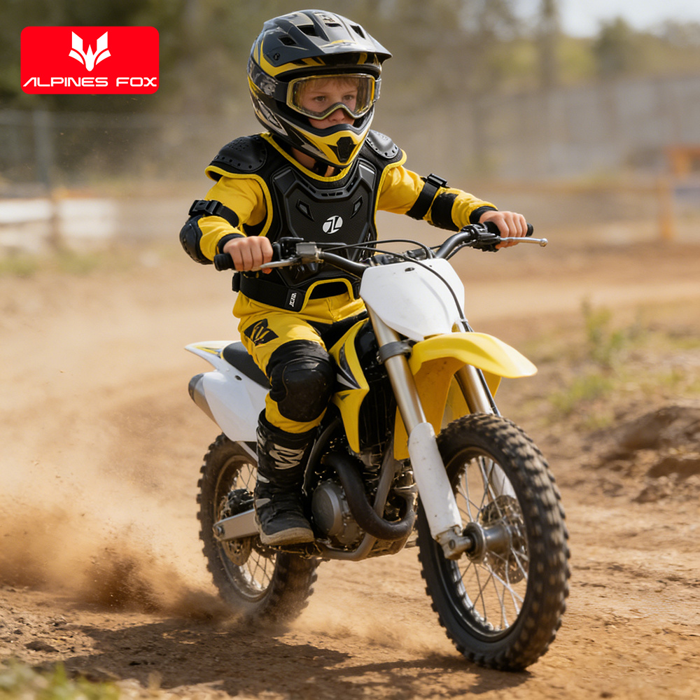 子供用モトクロスボディアーマー保護ベストDH ATVダートバ - Cycling Protective Gear For Kids のレビューと価格