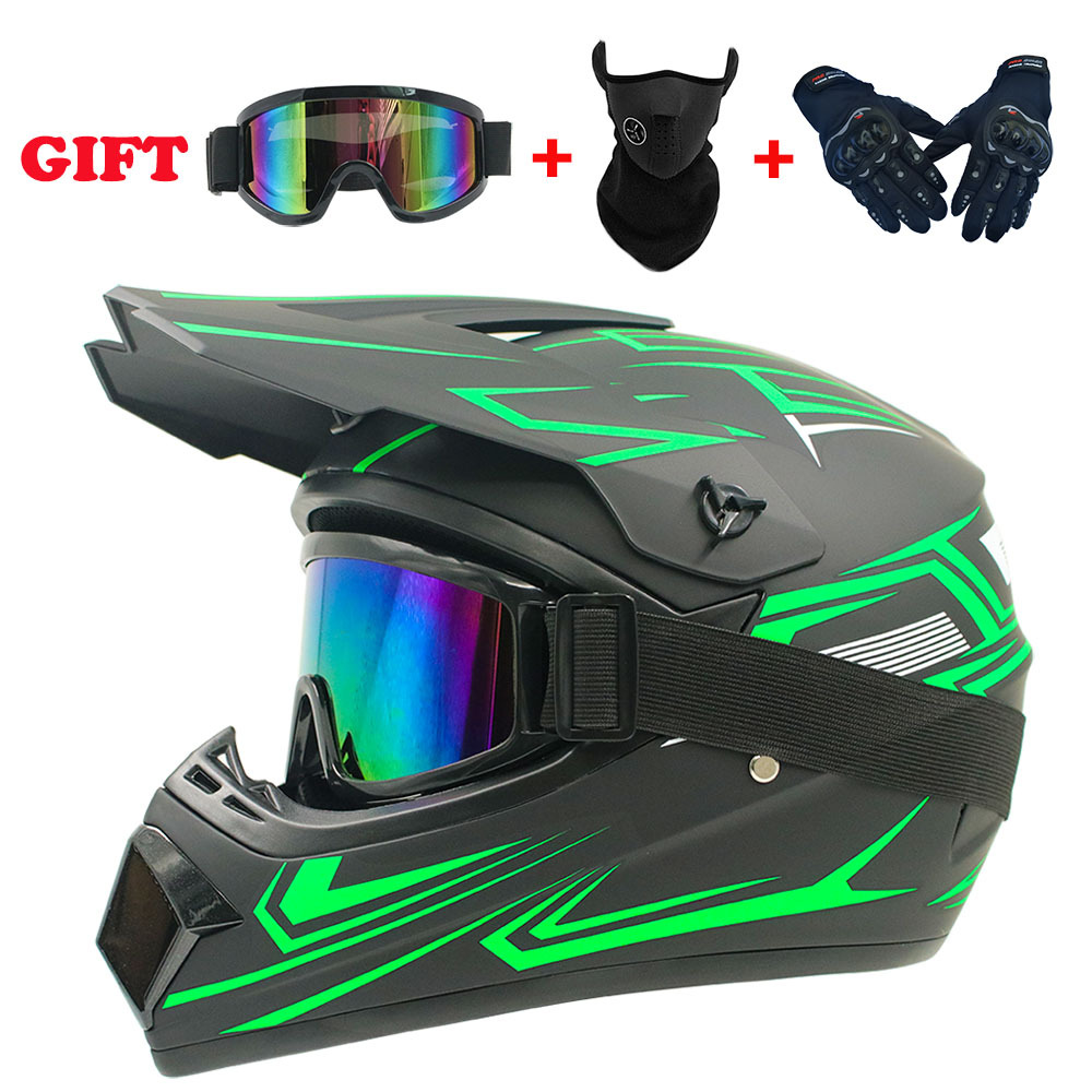 キッズ＆ユース用フルフェイスオートバイヘルメット – ダート - Cycling Protective Gear For Kids のレビューと価格