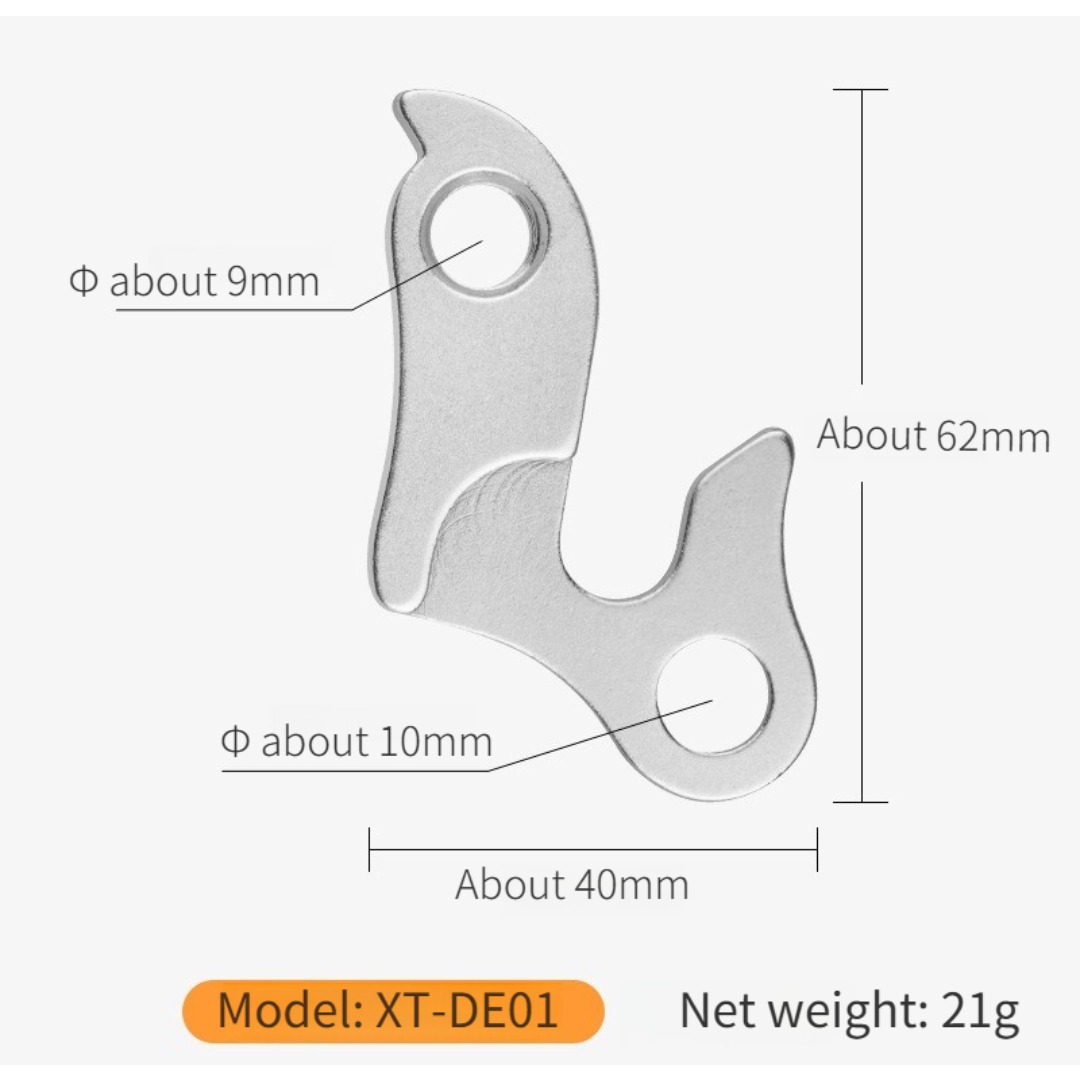 マウンテンバイクディレイラーハンガー、ロードバイクリアディレ - Cycling Gear Hanger のレビューと価格