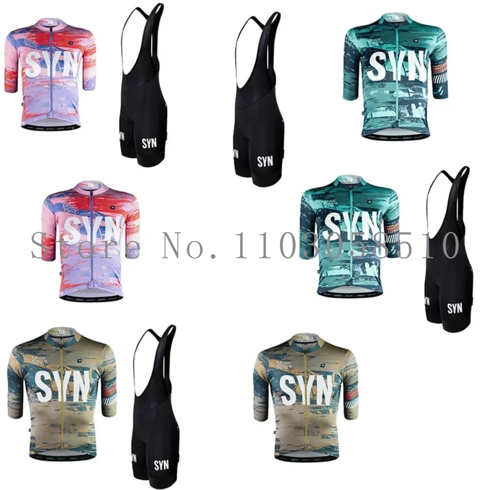 SYN ジャージ メンズ ビブスポンジクッション サイクリン - Cycling Gear Clothing のレビューと価格