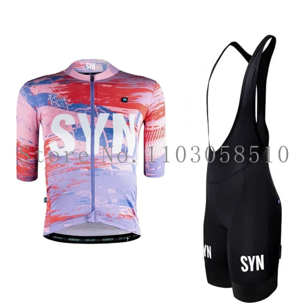 SYN ジャージ メンズ ビブスポンジクッション サイクリン - Cycling Gear Clothing のレビューと価格